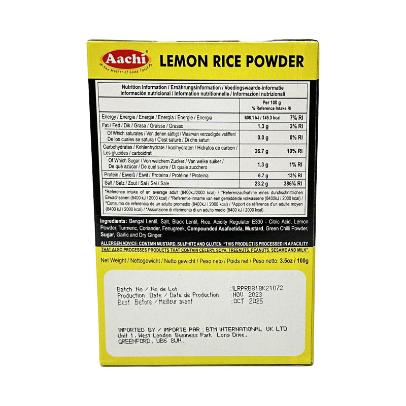 Shop lemon rice powder online UK