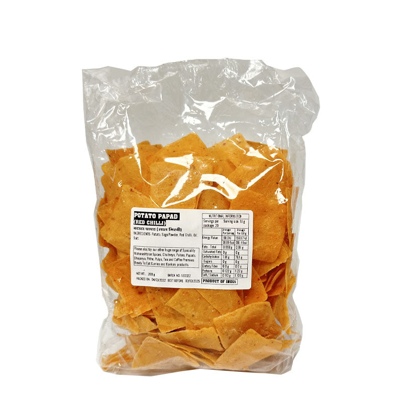 Buy crispy Potato papad online UK