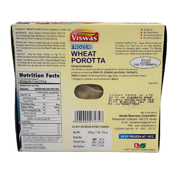 Frozen Wheat parotta